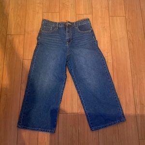 Crop 90’s wide leg jeans